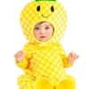 Costume Bébé Ananas Jaune