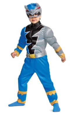 Blue Ranger Dino Fury Muscle Pour Tout-petits