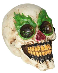 Crâne De Clown Effrayant Et Posable De 7 "