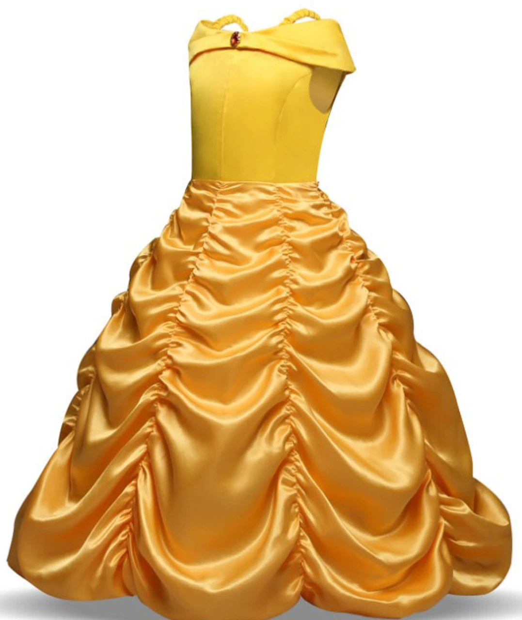 Costume De Belle Doré Pour Filles – Image 3