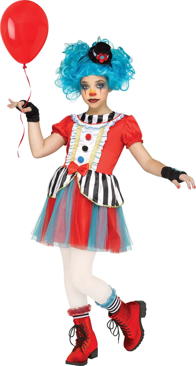 Costume Clown De Fête Du Pour Filles