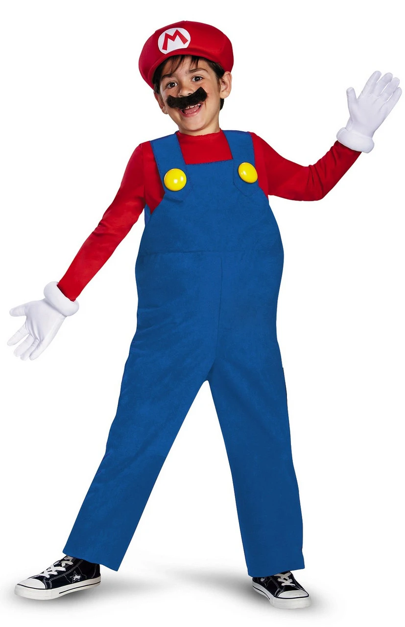 Costume Mario De Luxe Pour Enfant – Image 3