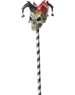 Jester Skull Cane Two Piece