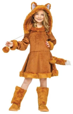 Costume Renard Doux Pour Filles