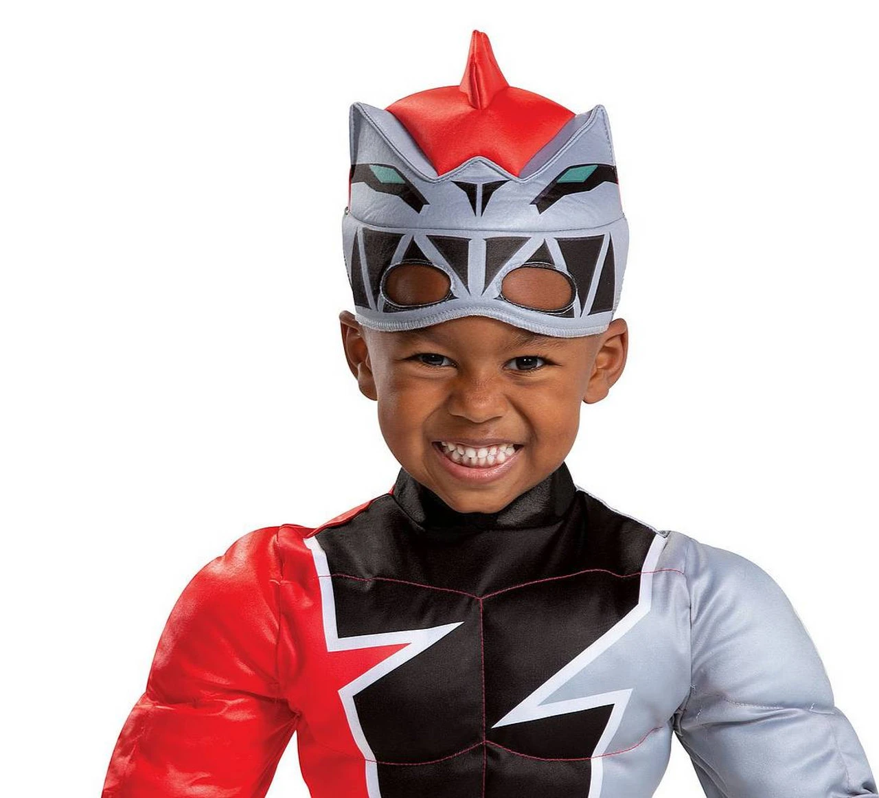 Costume De Ranger Rouge Dino Fury Muscle Pour Enfants – Image 3