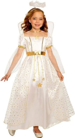 Costume D'Ange Doux Pour Filles