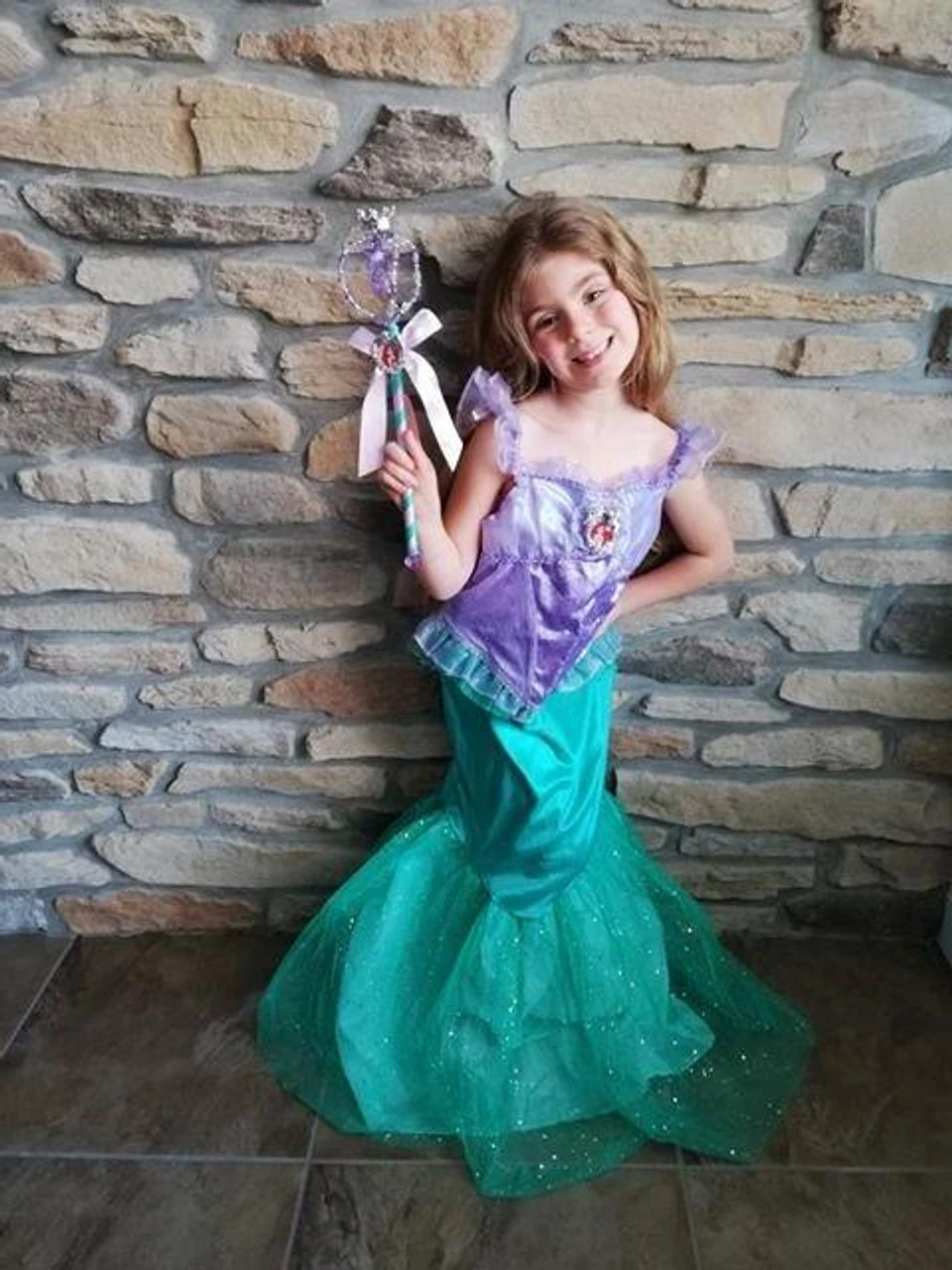 Costume D'Ariel Petite Sirène Pour Fille – Image 4