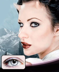 White/Grey Ghost Contact Lenses