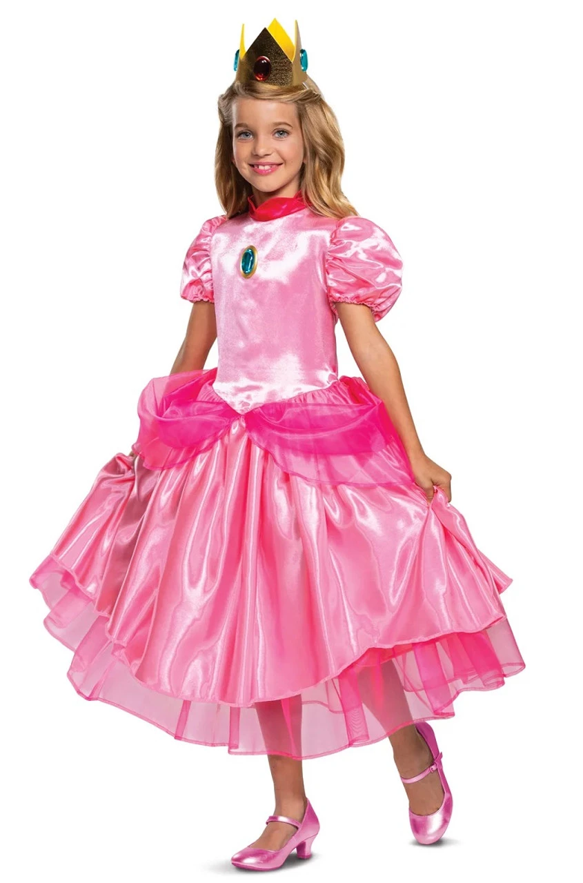Costume De La Princesse Peach Pour Filles