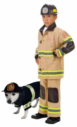 Costume De Pompier Avec Animal