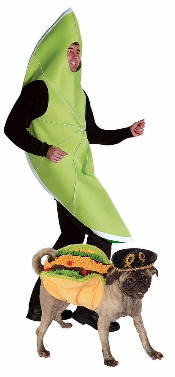Taco And Lime Costume With Pet