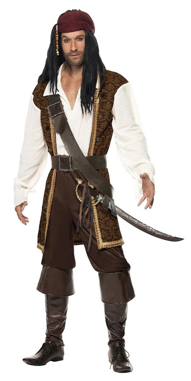 Costume De Pirate De Haute Mer Pour Homme