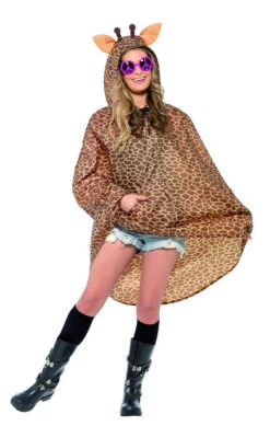 Poncho De Fête Girafe