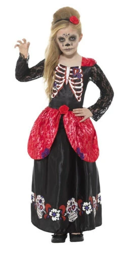 Costume Du Jour Des Morts Deluxe Fille