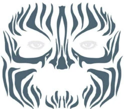 Tatouage De Transfer Visage De Zèbre Tribal