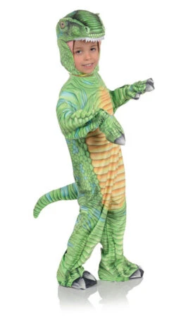 Costume De T-Rex Vert Pour Bambin