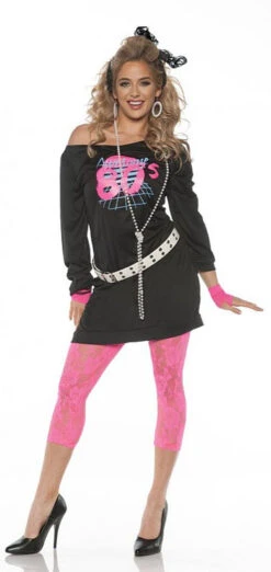 Costume Pour Femme Super Années 80