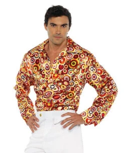 Chemise Disco Années 70 Avec Cercle